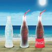 coca ice bottle logo